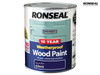 Ronseal - 10 Year Weatherproof Wood Paint Royal Blue Gloss 750ml