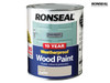 Ronseal - 10 Year Weatherproof Wood Paint Mocha Satin 750ml