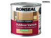 Ronseal - Crystal Clear Outdoor Varnish Matt 250ml