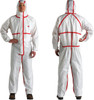 3M 4565 COVERALL EXTRA LARGE WHITE+RED TYPE 4/5/6