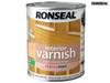 Ronseal - Interior Varnish Quick Dry Matt Almond Wood 750ml