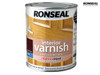 Ronseal - Interior Varnish Quick Dry Satin Deep Mahogany 750ml