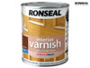 Ronseal - Interior Varnish Quick Dry Satin Dark Oak 750ml