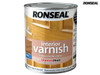 Ronseal - Interior Varnish Quick Dry Satin French Oak 250ml