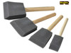 Rustins - Foam Brush Set (1 2 3 & 4in)
