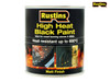 Rustins - High Heat Paint 600°C Black 500ml