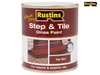 Rustins - Quick Dry Step & Tile Paint Gloss Red 1 Litre
