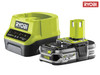 Ryobi - RC18120-115 ONE+ Compact Charger 18V & 1 x 18V 1.5Ah Li-ion Battery