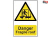 Scan - Danger Fragile Roof - PVC 200 x 300mm