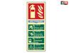 Scan - Fire Extinguisher Composite - Dry Powder - Photoluminescent 75 x 200mm