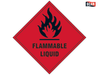 Scan - Flammable Liquid SAV - 100 x 100mm