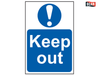 Scan - Keep Out - PVC 400 x 600mm
