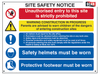 Scan - Composite Site Safety Notice - FMX 800 x 600mm