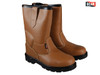 Scan - Texas Lined Tan Rigger Boots UK 6 Euro 39