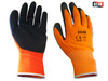Scan - Hi-Vis Orange Foam Latex Coated Gloves Size 10 Extra Large