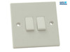 SMJ - Light Switch 2 Gang 2 Way
