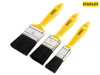 Stanley Tools - Hobby Paint Brush Set of 3 25 38 & 50mm