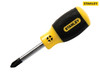 Stanley Tools - Cushion Grip Stubby Screwdriver Phillips Tip PH2 x 45mm