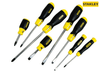 Stanley Tools - Cushion Grip Screwdriver Set 8 Piece SL/PH