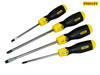 Stanley Tools - Cushion Grip Screwdriver Set 4 Piece SL/PH