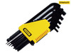 Stanley Tools - Ball End Hexagon Key Set of 12 Imperial (1/16 - 3/8in)