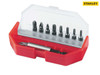 Stanley Tools - Insert Bit Set TORX/Phillips/Pozidriv 10 Piece