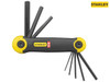 Stanley Tools - Hexagon Key Folding Set of 8 Metric (1.5-8mm)