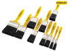 Stanley Tools - Hobby Paint Brush Set of 10 12(2) 25(2) 38(3) 50(2) & 75mm