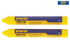 IRWIN Strait-Line - Crayons Yellow (Card of 2)