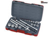 Teng - T3418-6 Socket Set of 18 Metric 3/4in Drive