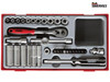 Teng - TT1435 35 Piece Socket Set 4-13mm - 1/4in Drive