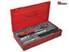 Teng - TT3819 19 Piece Reg Metric Socket Set 3/8in Drive