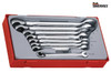 Teng - TT6508R Ratchet Combination Spanner Set 8pc Metric