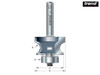 Trend - 9/73 x 1/2 TCT Bearing Guided Corner Bead Cutter 7.0 Radius