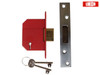 UNION - StrongBOLT 2100S BS 5 Lever Mortice Deadlock 81mm 3in Satin Chrome Visi