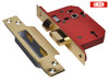 UNION - StrongBOLT 2203S 3 Lever Mortice Sashlock Polished Brass 81mm 3in Visi