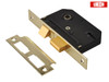 UNION - ES-SL Essentials 3 Lever Mortice Sashlock Polished Brass 65mm 2.5in Visi