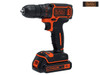 Black & Decker - BDCDC18KB Drill Driver 18V 2 x 1.5Ah Li-ion Kit Box