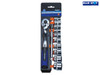 BlueSpot Tools - Socket Set of 12 Metric 3/8in Drive