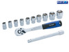BlueSpot Tools - Socket Set of 12 Metric 3/8in Drive