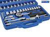 BlueSpot Tools - 1/4in Square Drive Socket & Bit Set 46 Piece