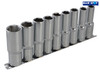 BlueSpot Tools - Deep Socket Set of 9 Metric 1/2in Square Drive