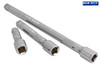 BlueSpot Tools - 1/2in Square Drive CV Extension Bar Set 3 Piece
