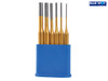 BlueSpot Tools - Gold Pin Punch Set  6 Piece