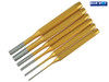 BlueSpot Tools - Gold Pin Punch Set  6 Piece