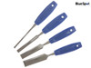 BlueSpot Tools - Wood Chisel Set, 4 Piece