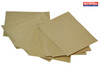 Faithfull - Cork Block Glasspaper Sanding Sheets Assorted (Pack 10)
