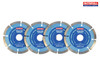 Faithfull - Contract Diamond Blades 115 x 22.2mm (Pack 4)