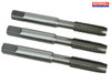 Faithfull - HSS Straight Flute Tap Set M8 x 1.25, 3 Piece