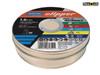 Flexovit - ClipperÂ® Multi-Materials Cutting Discs 115 x 22.23mm (Pack 10)